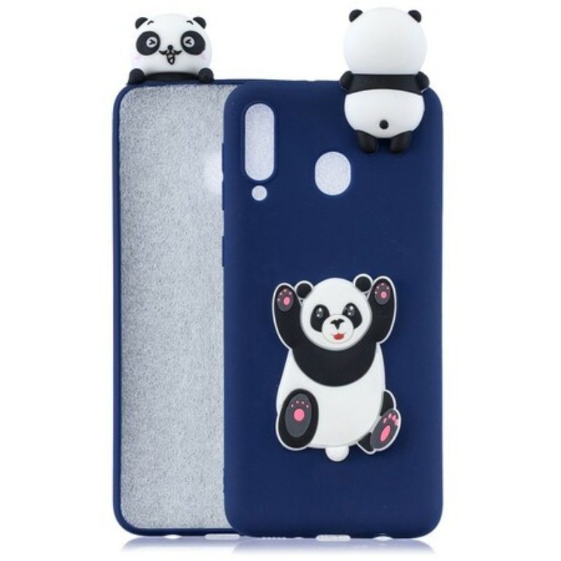 Cover Samsung Galaxy A40 Panda Grasso 3d