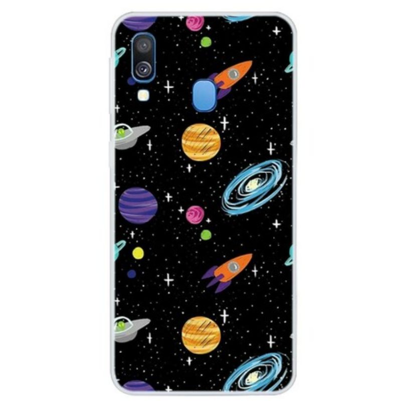 Cover Samsung Galaxy A40 Pianeta Galassia