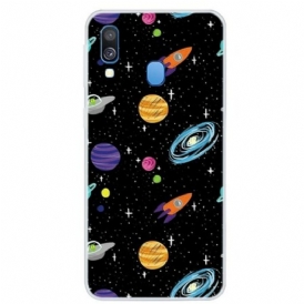 Cover Samsung Galaxy A40 Pianeta Galassia