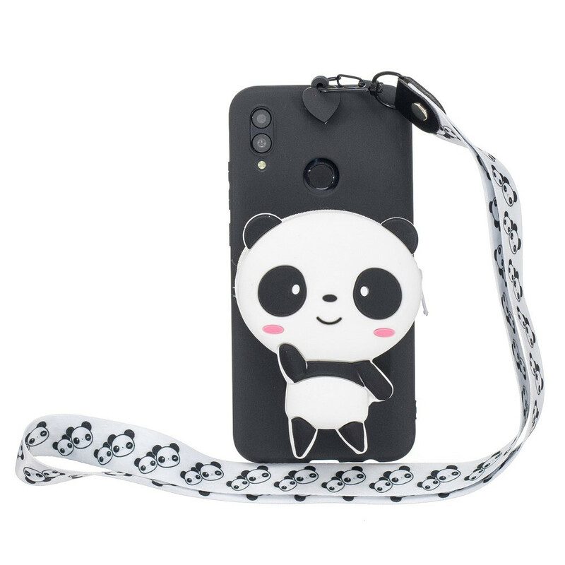 Cover Samsung Galaxy A40 Portafoglio Portafoglio E Tracolla Panda