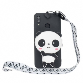 Cover Samsung Galaxy A40 Portafoglio Portafoglio E Tracolla Panda