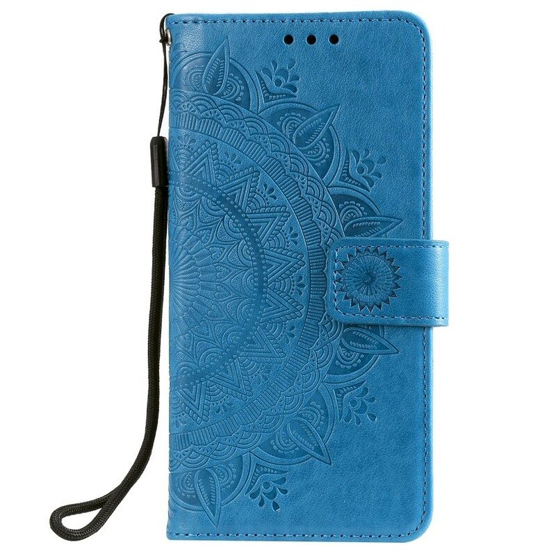 Custodia in pelle Samsung Galaxy A40 Mandala Del Sole