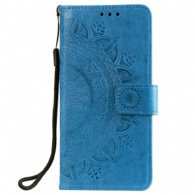 Custodia in pelle Samsung Galaxy A40 Mandala Del Sole