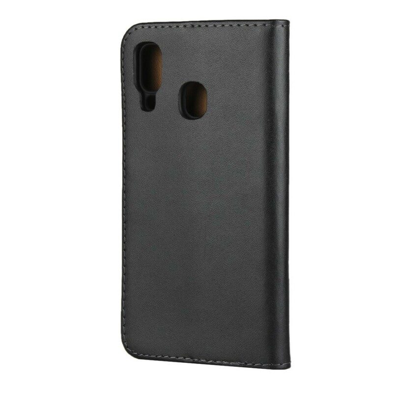 Custodia in pelle Samsung Galaxy A40 Portafoglio In Vera Pelle