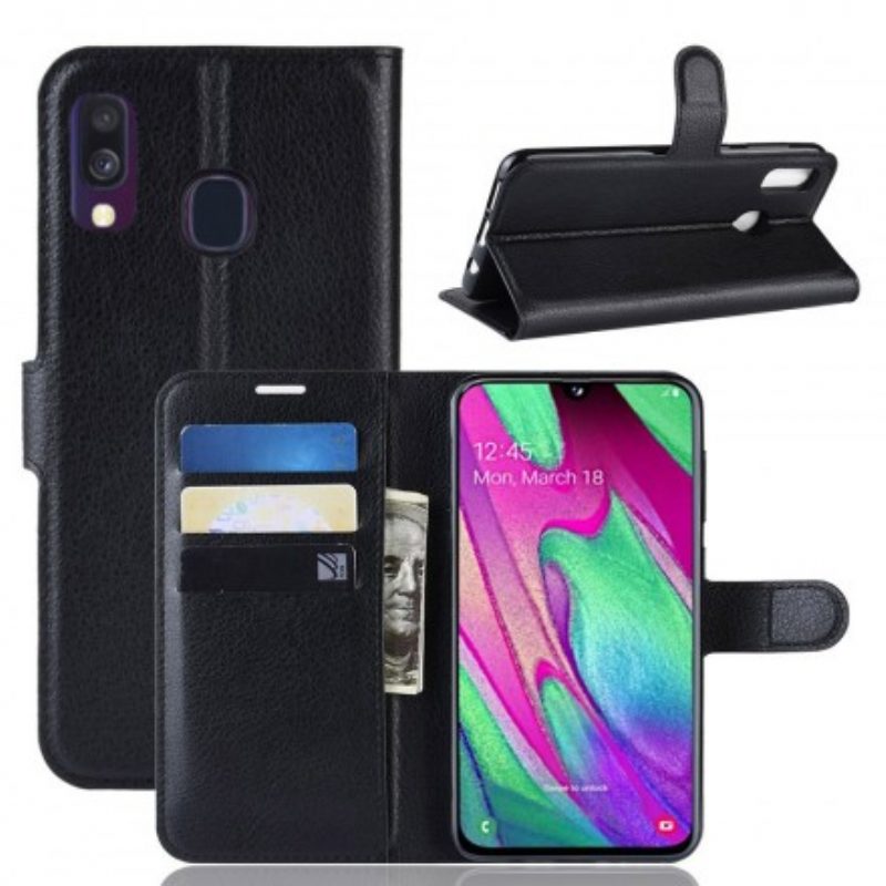 Folio Cover Samsung Galaxy A40 Classico