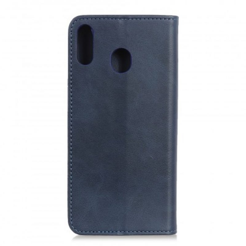 Folio Cover Samsung Galaxy A40 Custodia in pelle Cuoio Spaccato