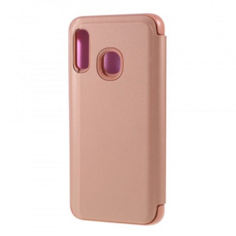 Folio Cover Samsung Galaxy A40 Custodia in pelle Specchio