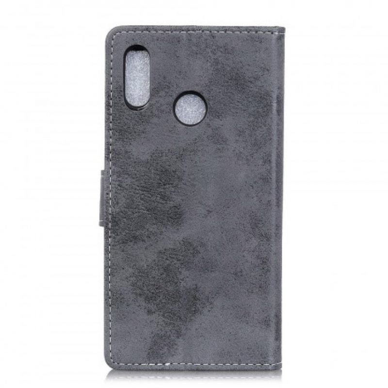 Folio Cover Samsung Galaxy A40 Effetto Pelle Vintage