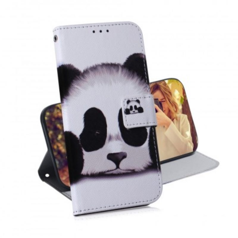 Folio Cover Samsung Galaxy A40 Faccia Da Panda