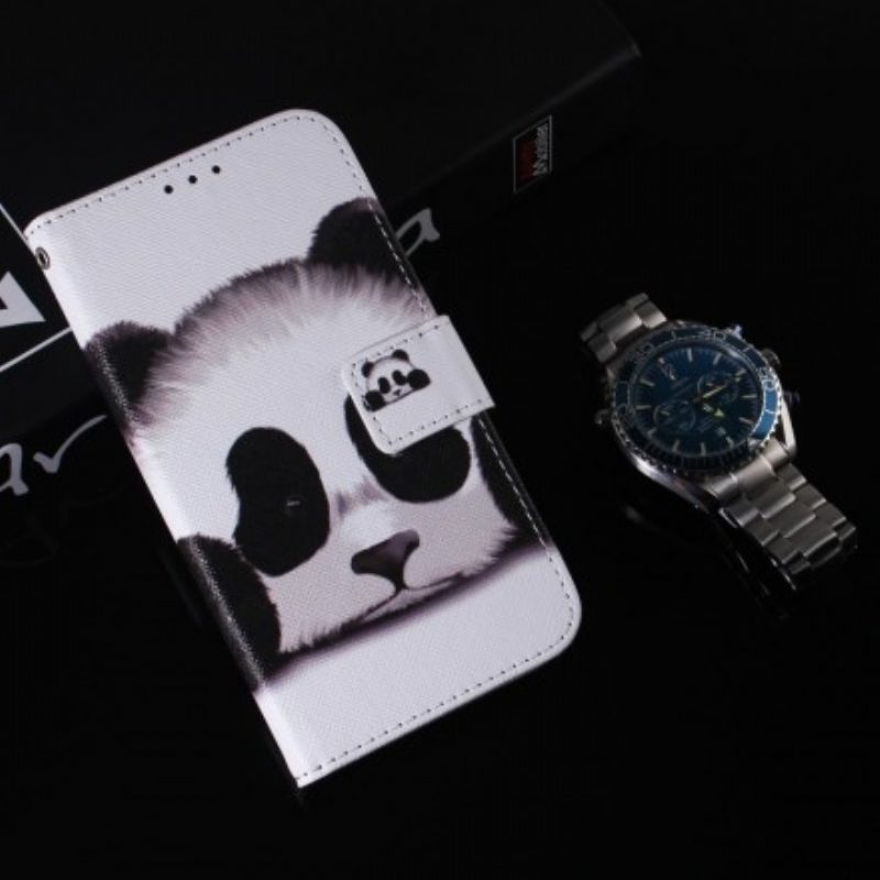 Folio Cover Samsung Galaxy A40 Faccia Da Panda