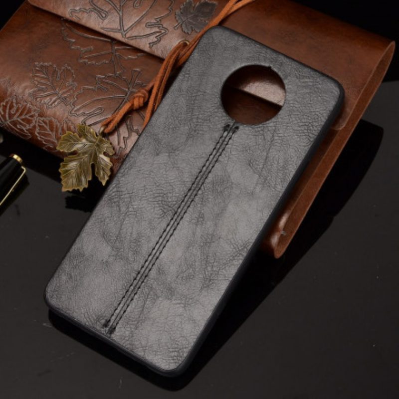 Cover Xiaomi Redmi Note 9T Effetto Pelle Couture