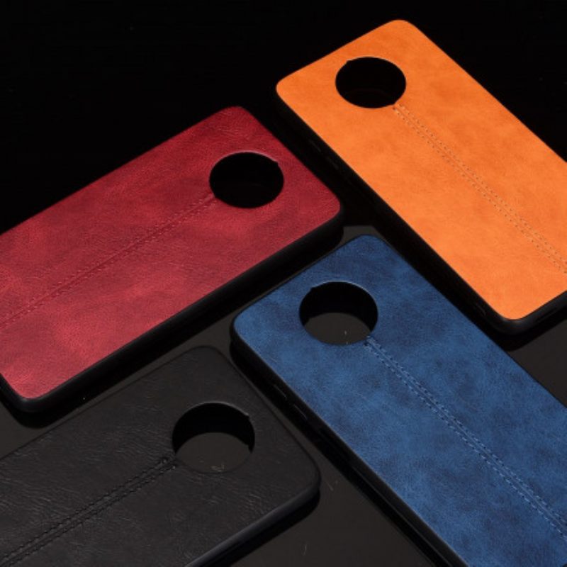 Cover Xiaomi Redmi Note 9T Effetto Pelle Couture