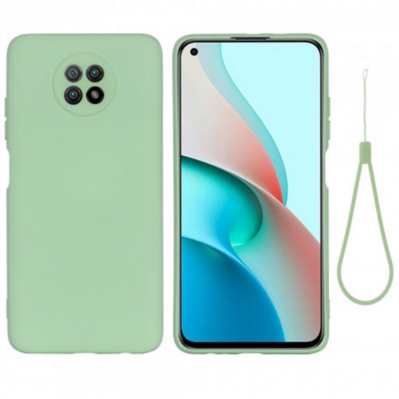 Cover Xiaomi Redmi Note 9T Silicone Liquido E Cordino