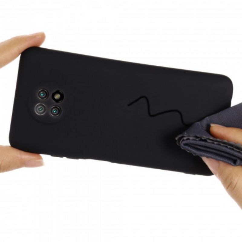 Cover Xiaomi Redmi Note 9T Silicone Liquido E Cordino