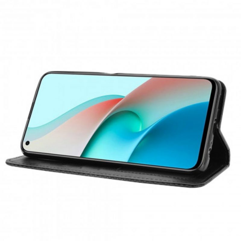 Folio Cover Xiaomi Redmi Note 9T Custodia in pelle Effetto Pelle Stilizzata