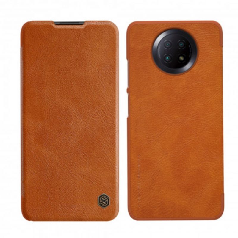 Folio Cover Xiaomi Redmi Note 9T Custodia in pelle Serie Nillkin Qin