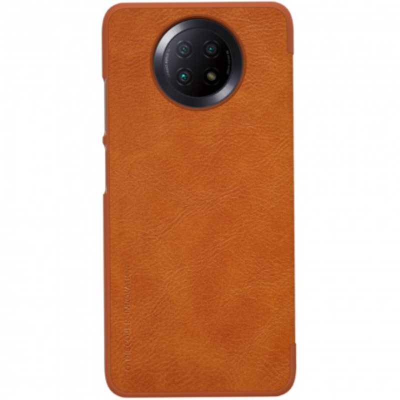 Folio Cover Xiaomi Redmi Note 9T Custodia in pelle Serie Nillkin Qin