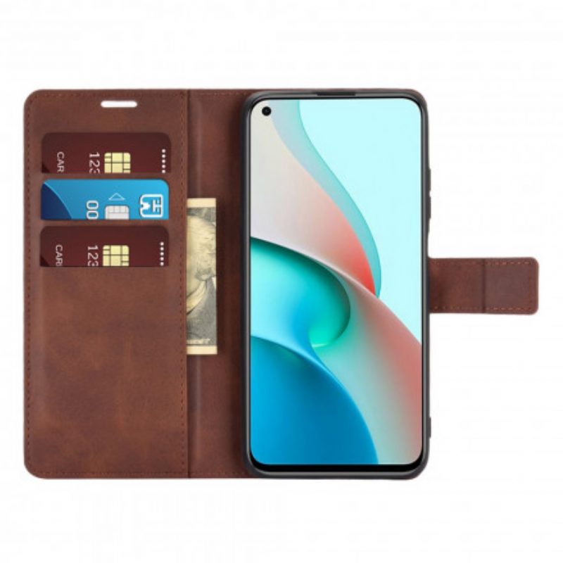 Folio Cover Xiaomi Redmi Note 9T Sottile Effetto Pelle Estremo