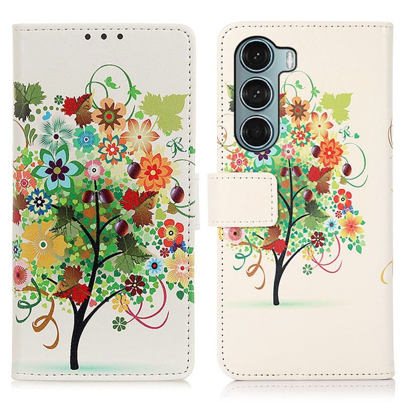 Folio Cover Moto G200 5G Albero Colorato