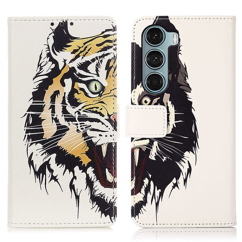 Folio Cover Moto G200 5G Tigre Feroce