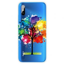 Cover Xiaomi Redmi 9A Albero Dell'acquerello Senza Soluzione Di Continuità