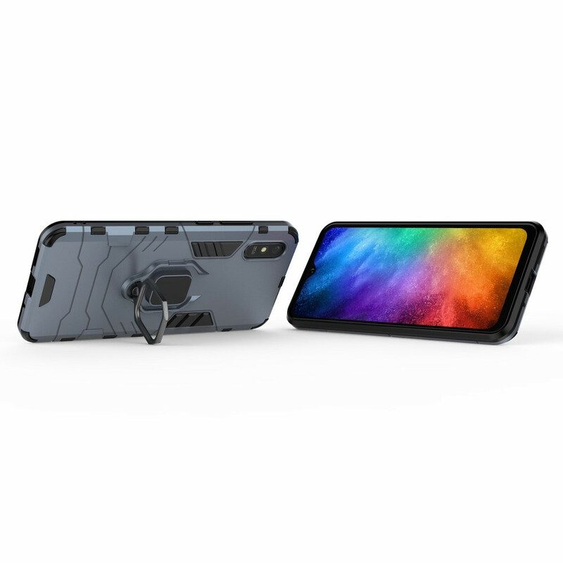 Cover Xiaomi Redmi 9A Anello Resistente