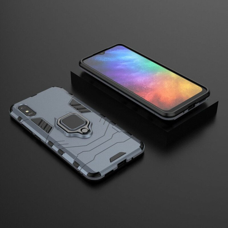 Cover Xiaomi Redmi 9A Anello Resistente