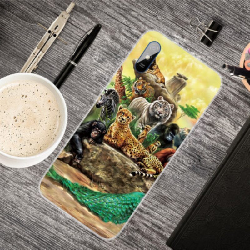 Cover Xiaomi Redmi 9A Animali Da Safari