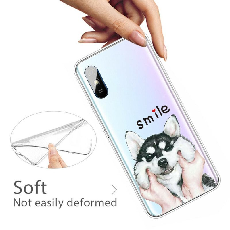 Cover Xiaomi Redmi 9A Cane Sorridente