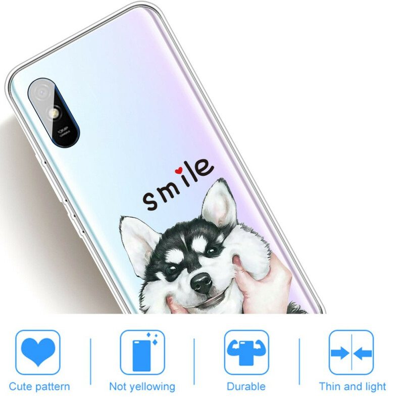 Cover Xiaomi Redmi 9A Cane Sorridente