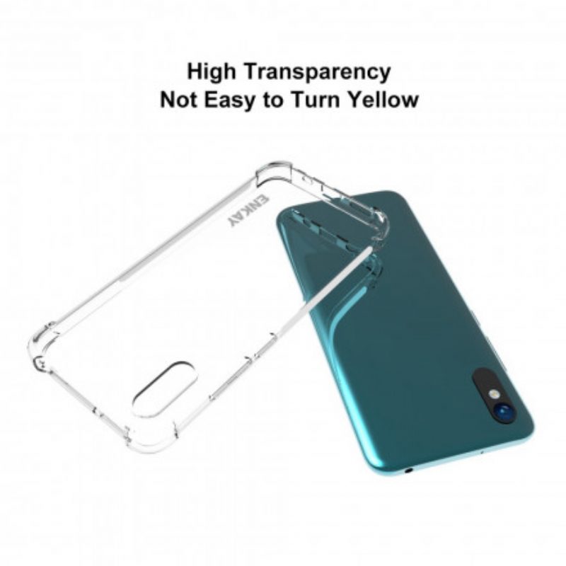 Cover Xiaomi Redmi 9A Combo E Schermo In Vetro Temperato Enkay