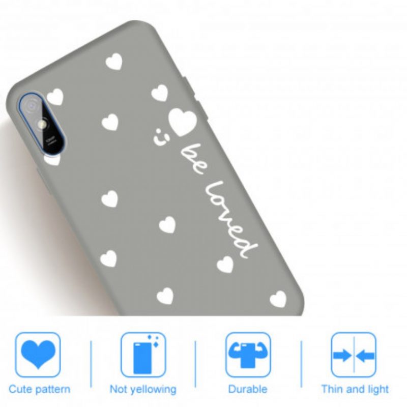 Cover Xiaomi Redmi 9A Cuore In Silicone Be Loved