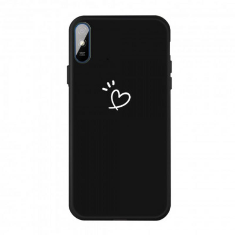 Cover Xiaomi Redmi 9A Cuore Pulsante In Silicone