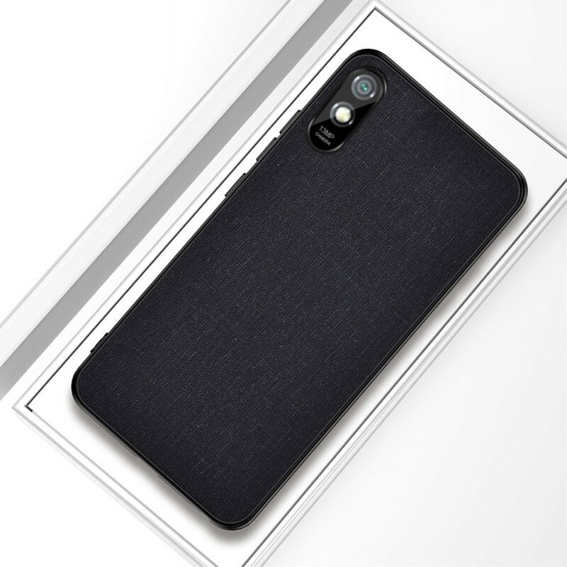 Cover Xiaomi Redmi 9A Design Ibrido In Tessuto