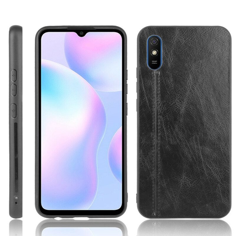 Cover Xiaomi Redmi 9A Effetto Pelle Couture