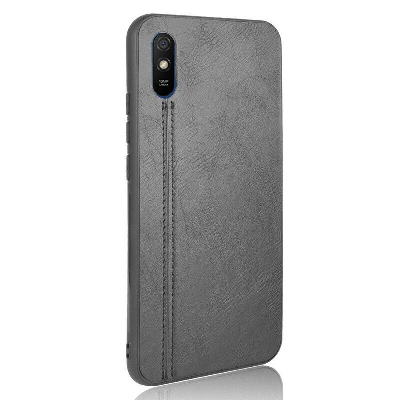 Cover Xiaomi Redmi 9A Effetto Pelle Couture