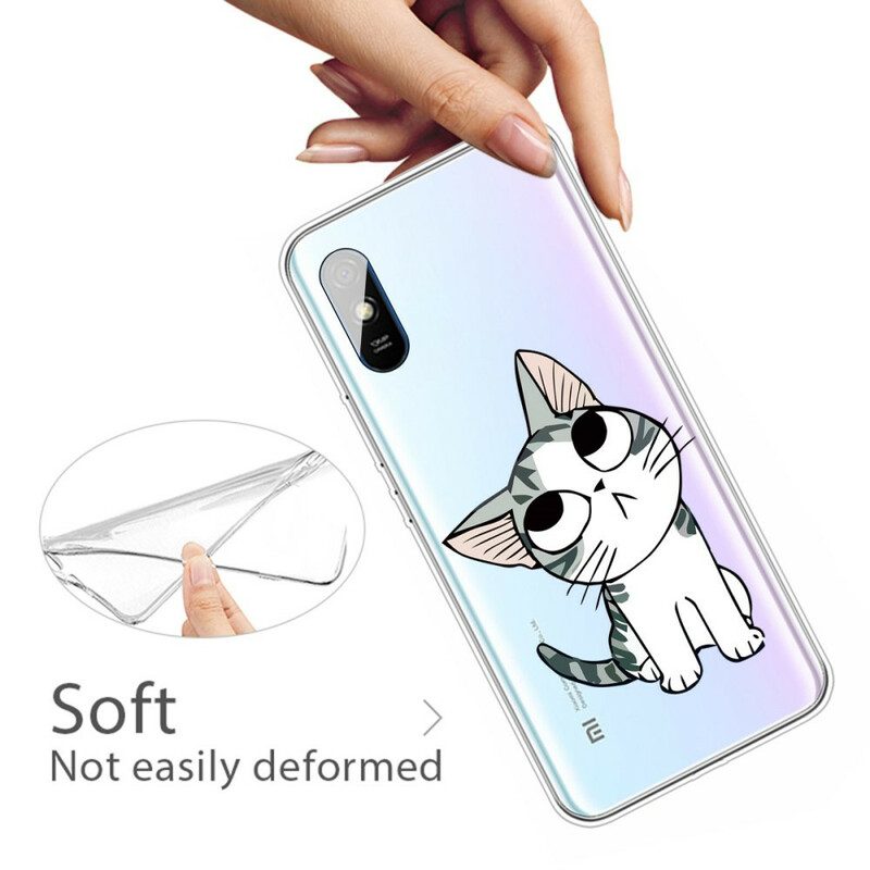 Cover Xiaomi Redmi 9A Guarda I Gatti