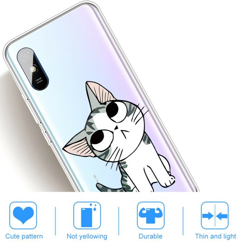 Cover Xiaomi Redmi 9A Guarda I Gatti