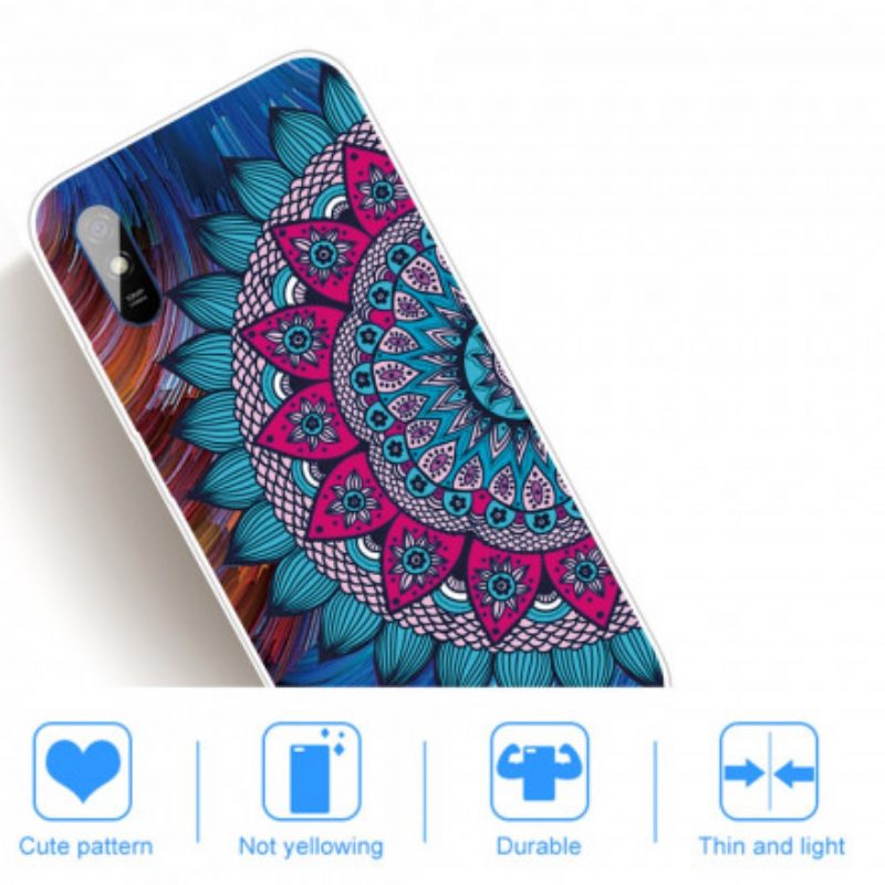 Cover Xiaomi Redmi 9A Mandala Colorato