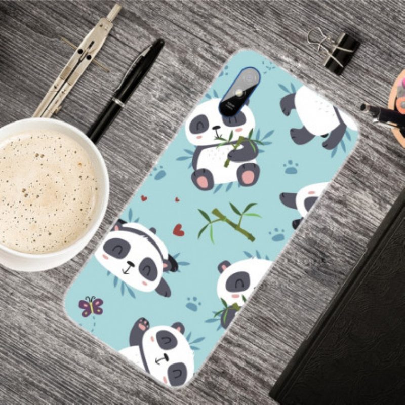 Cover Xiaomi Redmi 9A Mazzo Di Panda