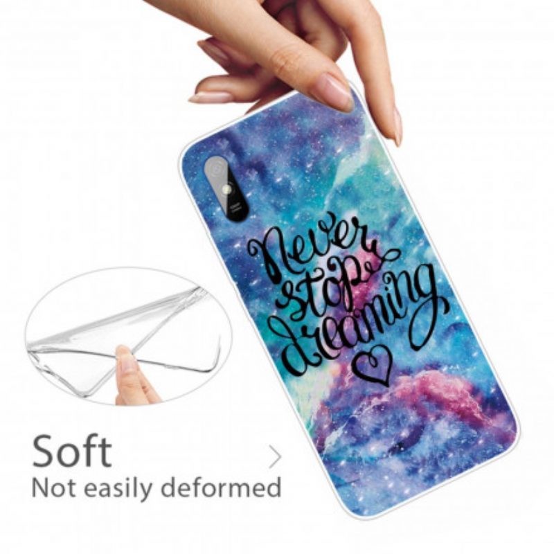 Cover Xiaomi Redmi 9A Non Smettere Mai Di Sognare