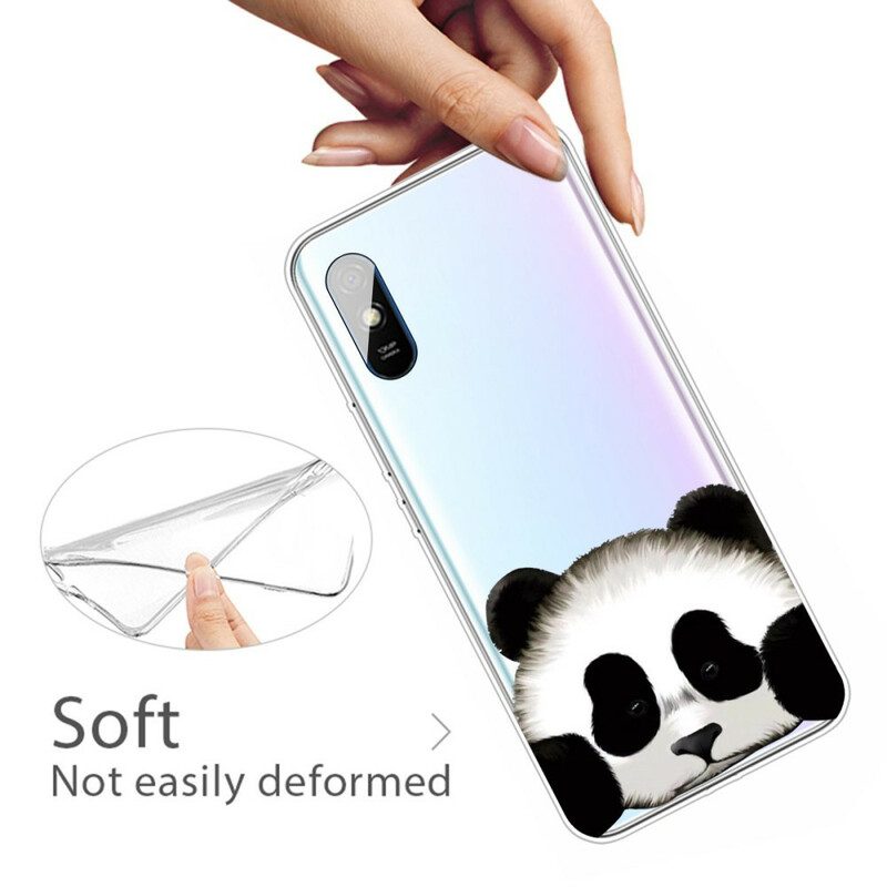 Cover Xiaomi Redmi 9A Panda Senza Soluzione Di Continuità