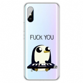 Cover Xiaomi Redmi 9A Pinguino. Vaffanculo