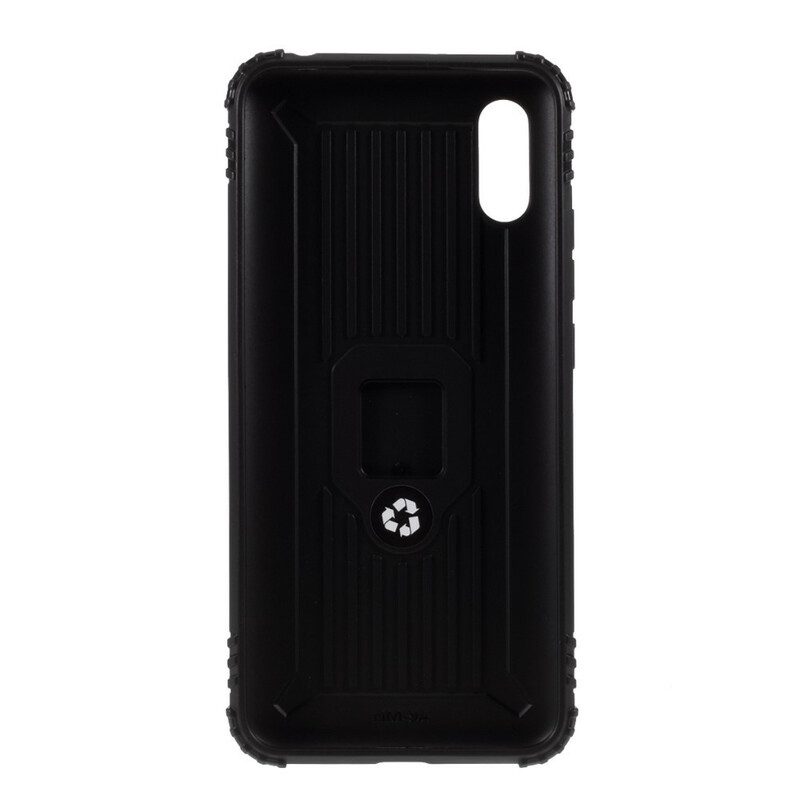 Cover Xiaomi Redmi 9A Stile Ad Anello In Fibra Di Carbonio