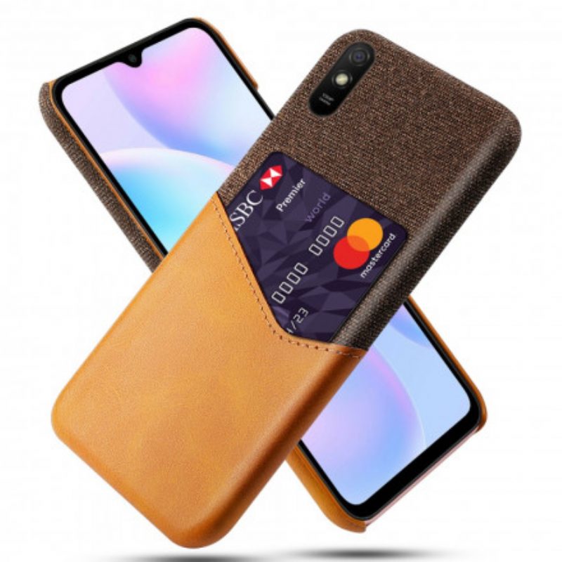 Cover Xiaomi Redmi 9A Titolare Della Carta Ksq