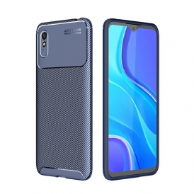 Cover Xiaomi Redmi 9A Tubo In Fibra Di Carbonio