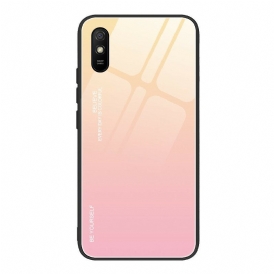 Cover Xiaomi Redmi 9A Vetro Temperato Sii Te Stesso