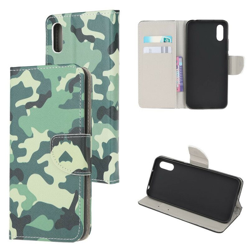 Custodia in pelle Xiaomi Redmi 9A Camuffare