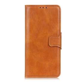 Custodia in pelle Xiaomi Redmi 9A Chiusura Reversibile Effetto Pelle