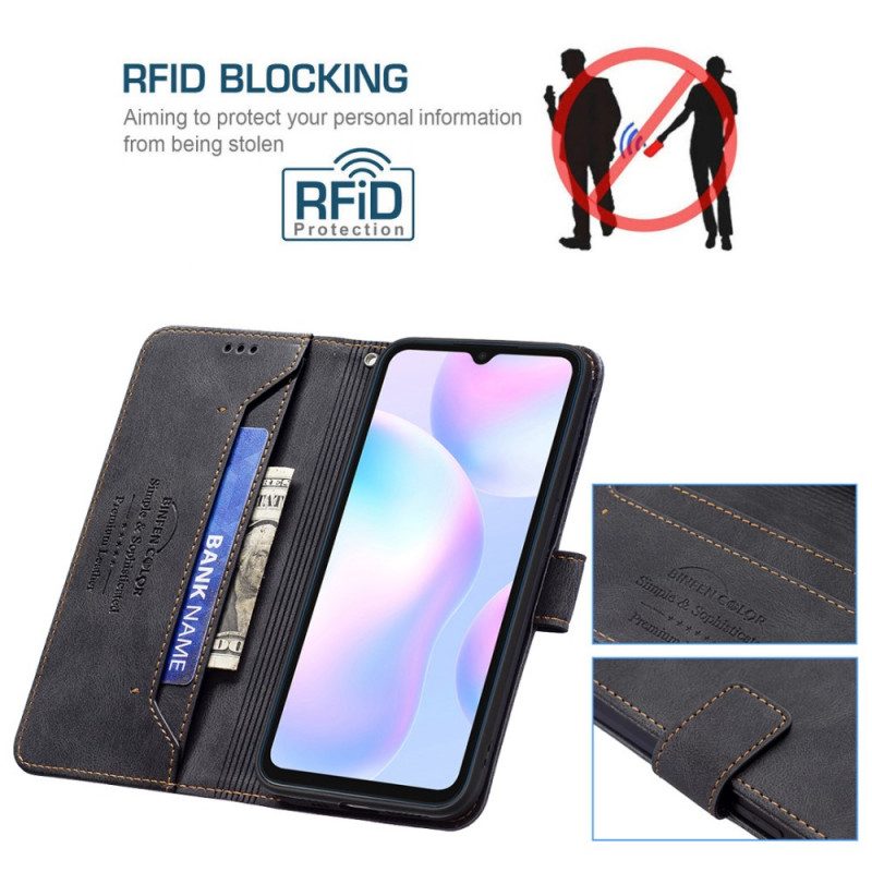 Custodia in pelle Xiaomi Redmi 9A Colore Del Contenitore Rfid